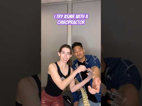 Now it’s my turn - I do ASMR on a Chiropractor @DrErnestKim