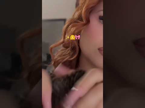 ASMR twirling your curls 🎀✨#asmr #asmrhair #shortvideo