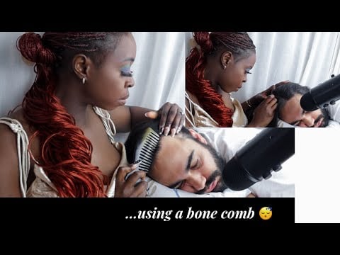 ASMR | ATTENTIVE TRIGGERS For Instant Sleep Using A BONE COMB | no talking ☁️