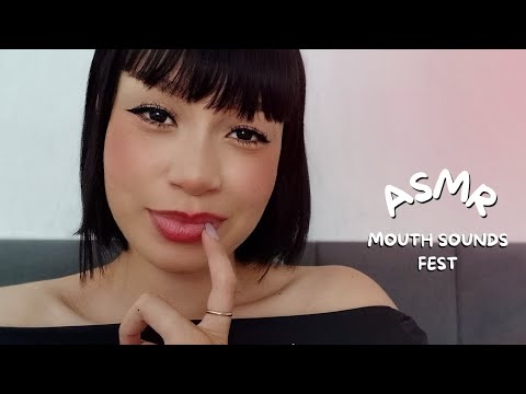 ASMR MOUTH SOUNDS + TAPPING BRUSHING