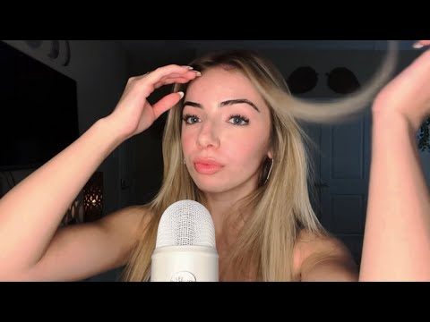 ASMR Hair-Playing and Scalp Scratching