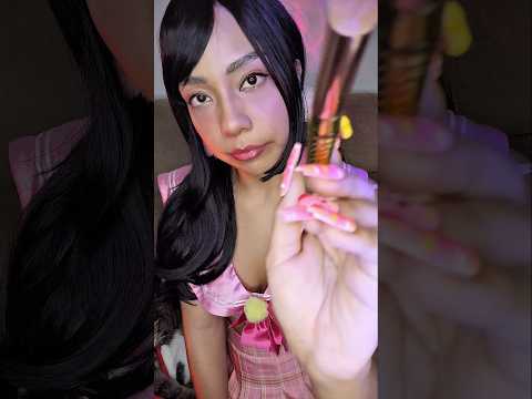 ASMR BRUSHING YOUR FACE, PINCEL NA TELA #ASMR