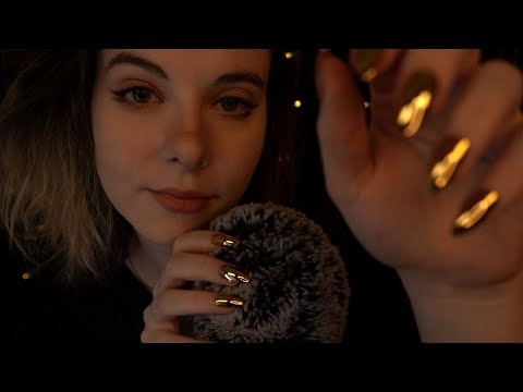 ASMR | whispered positive affirmations & close up head scratching