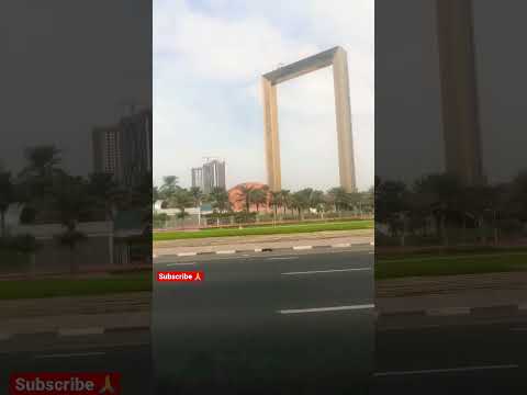 World’s Largest Frame 🖼😱 #shorts #dubai #dubaiframe