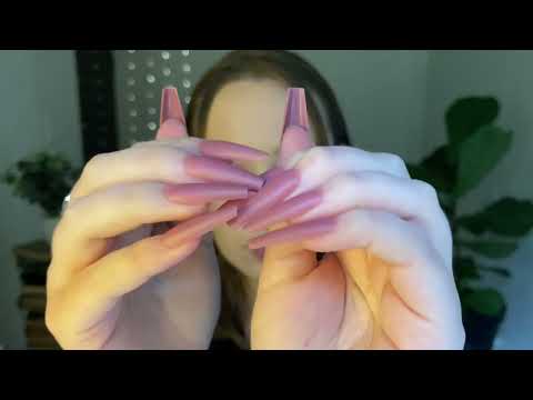 *one minute asmr* pure nail tapping & scratching (no talking)