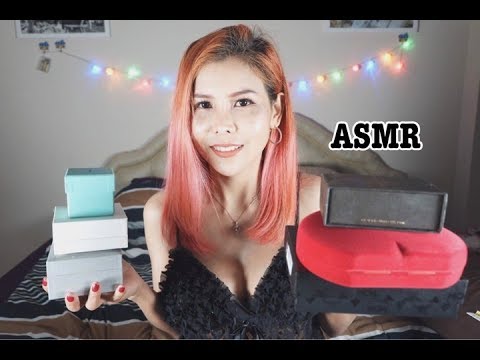 ASMR ไทย🇹🇭 Relaxing Tapping on Jewelry box🎧 ทิป แท็ปๆ เสียงเคาะกล่อง