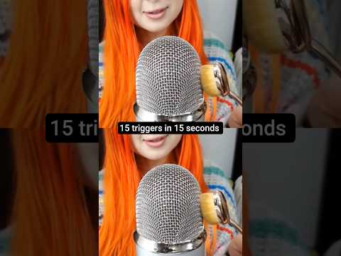 ASMR 15 TRIGGER in 15 SEC #asmr #shorts #shortvideo