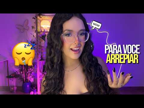 ASMR PARA QUEM NÃO SENTE ARREPIOS 🫪 | 100% tingles (mouth sounds, pincel, tapping...)
