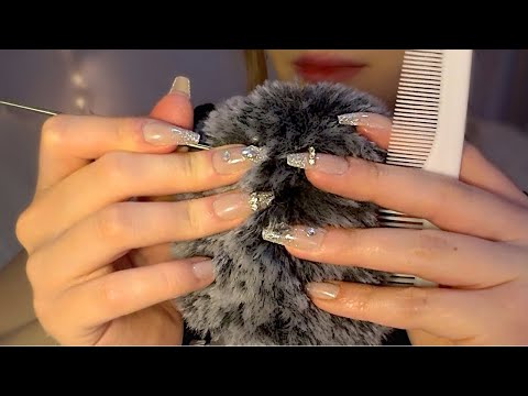 Intense Scalp Check *i scratch EVERY part of your head* (Stick, Comb, Plucking, Massage) [ASMR]