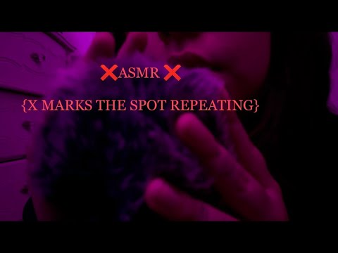 ASMR| X marks the spot loop 🕷❌💋[very clicky, very tingly]