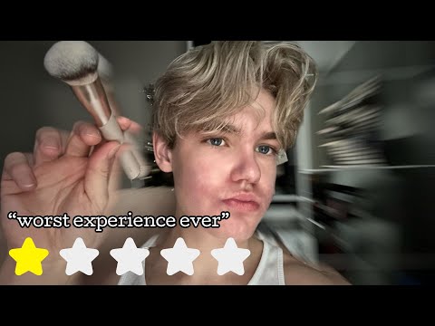 💄ASMR Worst Reviewed Makeup Artist Does Your Makeup Roleplay - Personal Attention🫧