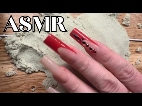 Experimental ASMR Kinetic Sand on Apple Mic