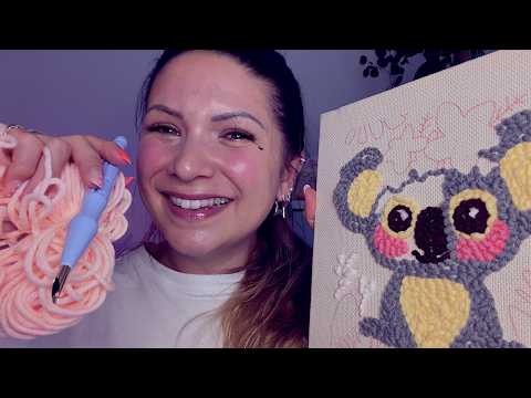 ASMR PUNCH NEEDLING - Malen mit Wolle für perfekte Entspannung