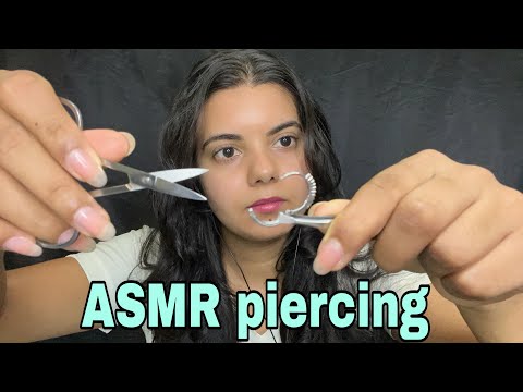 ASMR: colocando o seu PIERCING na CLÍNICA CLANDESTINA