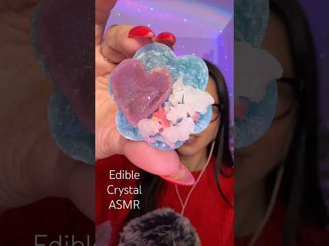Part 1 - let’s do an edible crystal challenge to celebrate the holiday ☺️ #asmr #asmrforsleep