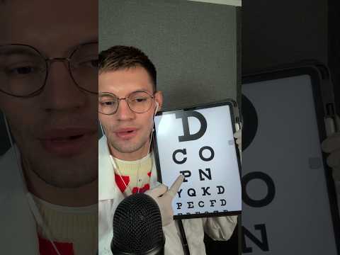 TE HAGO UN EXAMEN MÉDICO RÁPIDO #asmr ROLEPLAY #shorts #viral #humor