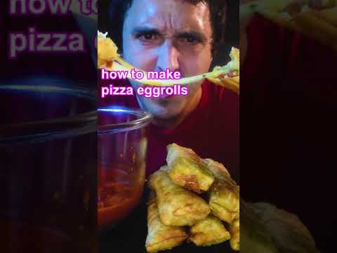 How To Make Pizza Egg Rolls #shorts