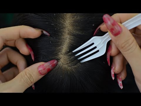 Asmr Scalp Check On Real Person To Help You Relieve Stress For Deep Sleep ( No Talking )