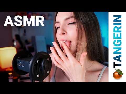 ASMR Relaxing Mic Scratching, Light Triggers & Blowing for Sleep | Tangerin