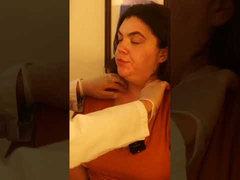 Part 1 | Temperature Scan and Palpation ASMR with @siestawithsarahasmr #asmr #calm #medicalroleplay