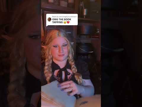 Book tapping asmr #asmr
