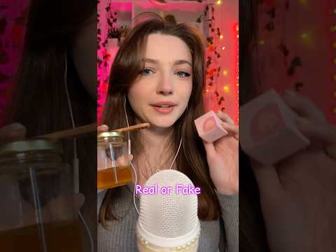 Real or fake #asmr #asmrsounds #asmrrelax #asmrtingles #asmrwhispers #asmrsleep #relax #tingles