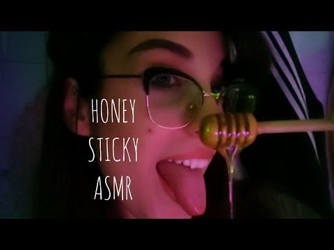 ASMR Eating Honey 🍯 | Mouth Sounds (No Talking)