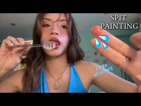 ASMR SPiiiT PAINT1NGG EXTREM0💦💋 MUCHA BAB1 TA y muy relajante para dormir 