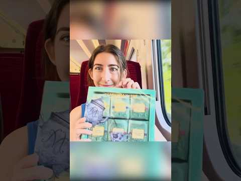 ASMR with tea on a UK train #shorts #england #royalfamily