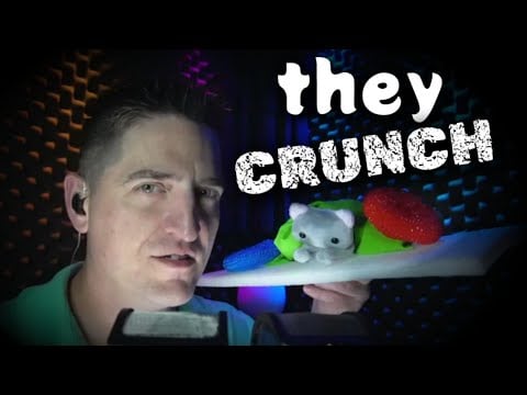 Crunchy Stuff on Foam Panel #ASMR #Tingles #SleepAid
