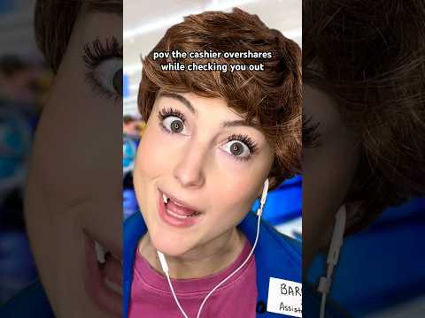 pov the cashier overshares while checking you out - asmr roleplay #asmr #asmrroleplay #roleplayasmr
