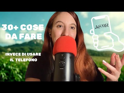 ASMR 30+ COSE COSE DA FARE INVECE DI USARE IL TELEFONO 📱 OnlyRED ASMR