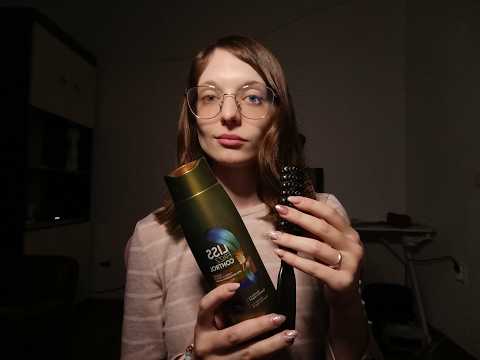 ASMR | Tapping & inaudível com os meus produtos capilares