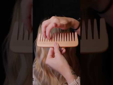 Hope this ASMR put you to sleep 🥰 #asmrhair #asmrhairbrushing #asmrhairplay #asmrshorts