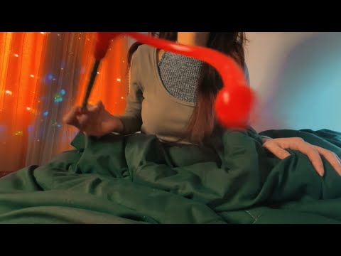 ASMR Fast and Aggressive Head Scalp Massage (spray sounds, gloves sounds, close-up, no talking)