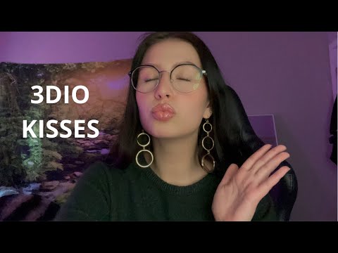 ASMR | SOFT & GENTLE 3DIO KISSES