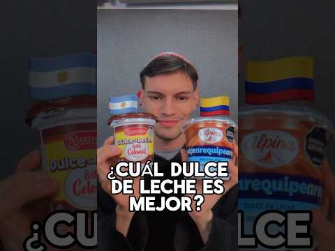 ¿ARGENTINA O COLOMBIA? Cuál dulce de leche es mejor? #asmr #shorts #asmrvideo