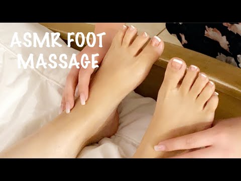 ASMR Foot Massage / Tickling - No Talking