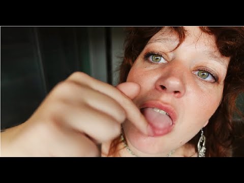 asmr fast and aggressive spit painting your face