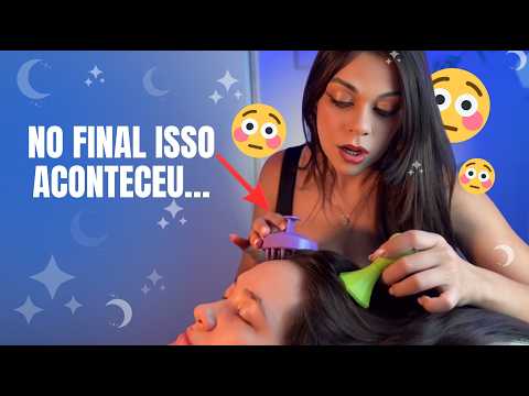 ASMR APLICADO: Mexendo No Cabelo De Uma Pessoa 😴😳