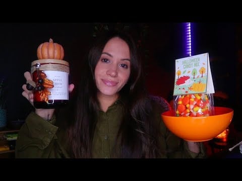ASMR / Marshalls Fall Decor Haul (tapping and whispers)