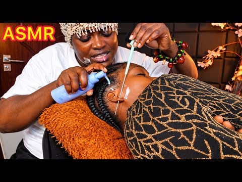 Asmr✨CONCENTRATIVE Scalp scratch Detailed Ear cleaning | WHISPER Hair picking | Intense head massage