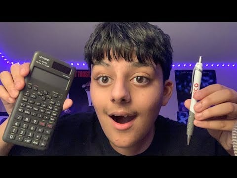 ASMR With School Supplies