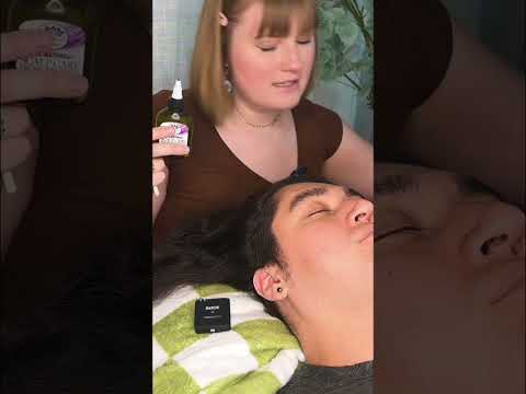 ASMR Scalp Massage Roleplay 🩵 #asmr #asmrsounds #asmrscalp