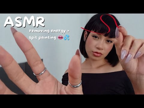 *SPIT PAINTING* +  Removing All Negative Energy ASMR
