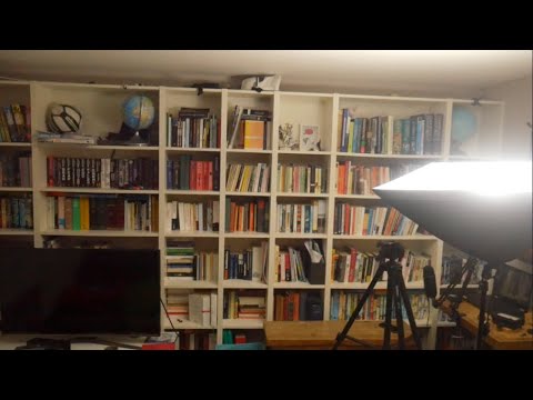 Library TOUR ASMR (the bookshelf behind me)