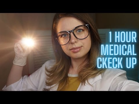 [ASMR 1 HOUR] 🚑 Yearly Medical Check Up | Cranial Nerves Examination | Medical ASMR Compilation