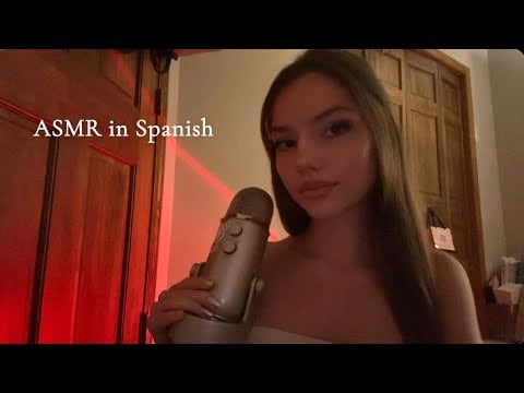 Asmr teaching you Spanish | Asmr enseñandote español 🇪🇸
