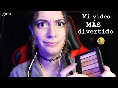 Tu Amiga (que NO SABE MAQUILLAR!) Te Maquilla 😂 |Roleplay de Maquillaje| ASMR Español