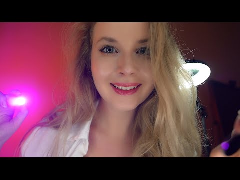 ASMR Close-up medical exam by a dentist